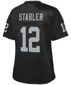 Ken Stabler Oakland Raiders Nfl Pro Line Womens Retired Player Jersey - Black