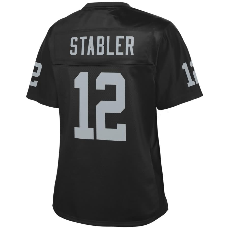 Ken Stabler Oakland Raiders Nfl Pro Line Womens Retired Player Jersey - Black