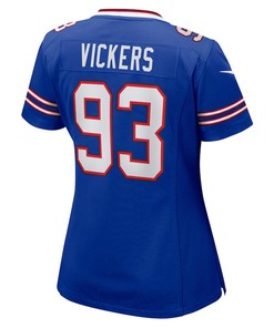 Kendal Vickers Buffalo Bills Women's Home Game Player Jersey - Royal