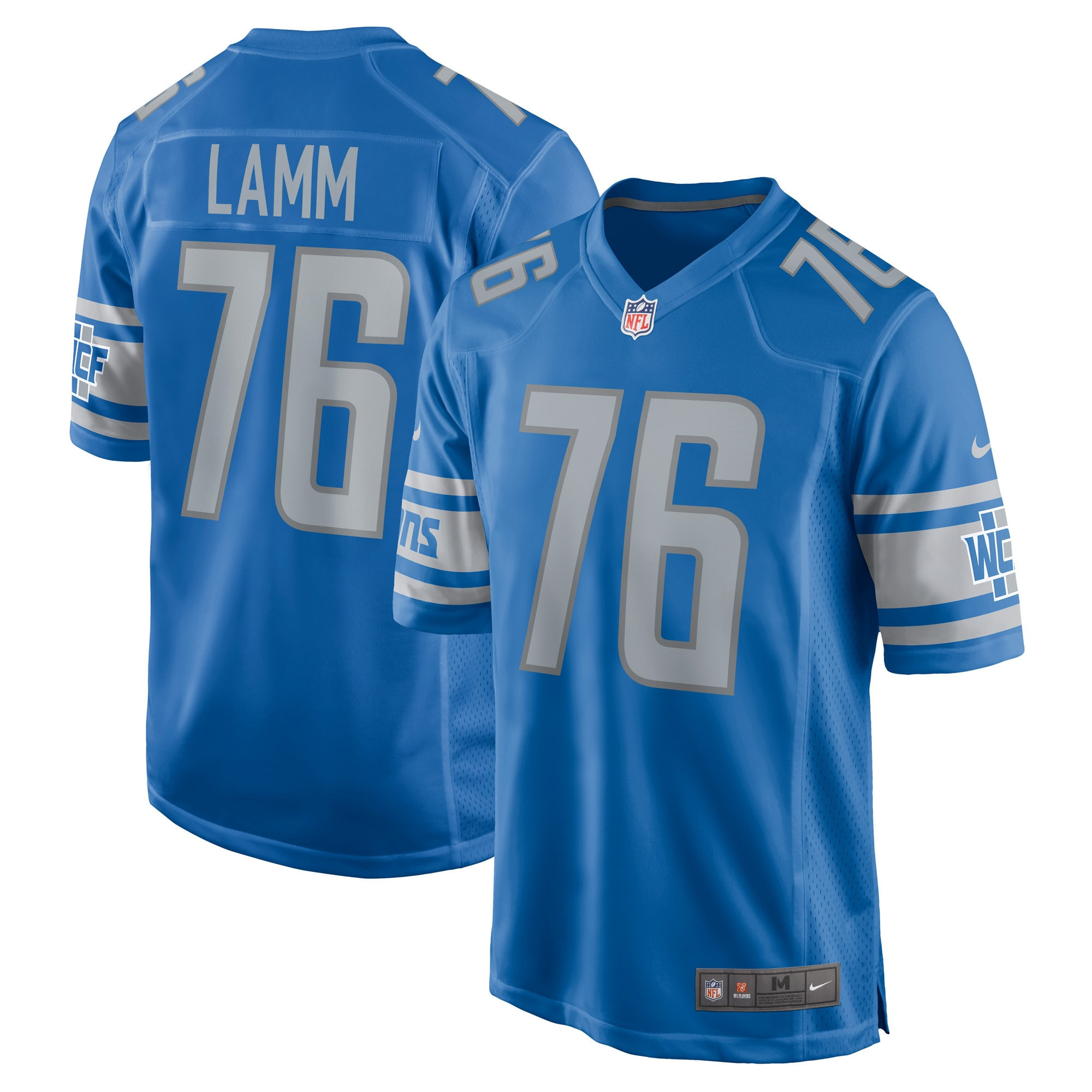 Kendall Lamm Detroit Lions Player Game Jersey - Blue Nfl