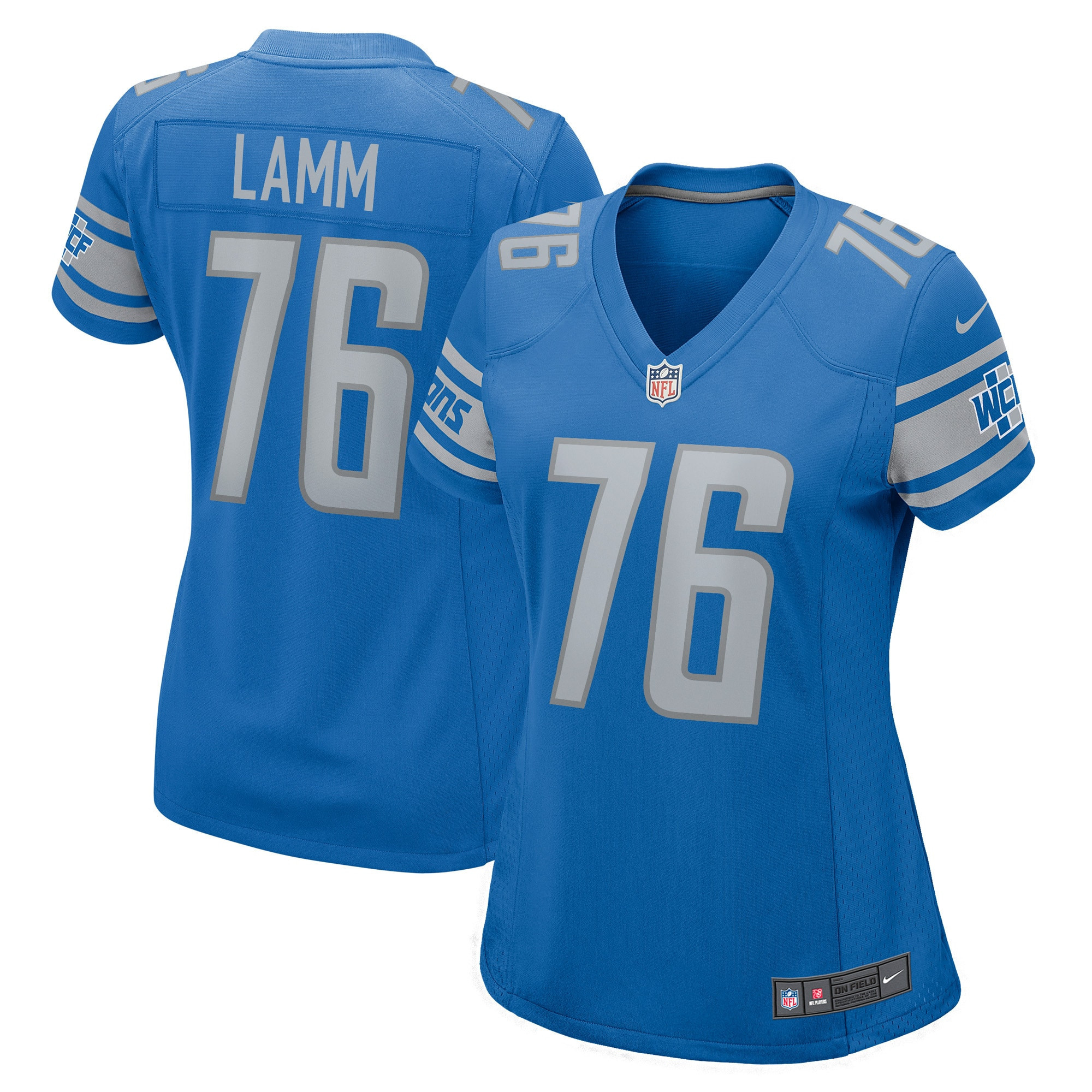 Kendall Lamm Detroit Lions Womens Player Game Jersey - Blue Nfl