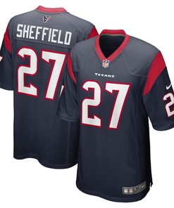 Kendall Sheffield Houston Texans Player Game Jersey - Navy