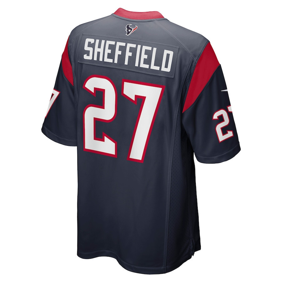 Kendall Sheffield Houston Texans Player Game Jersey - Navy