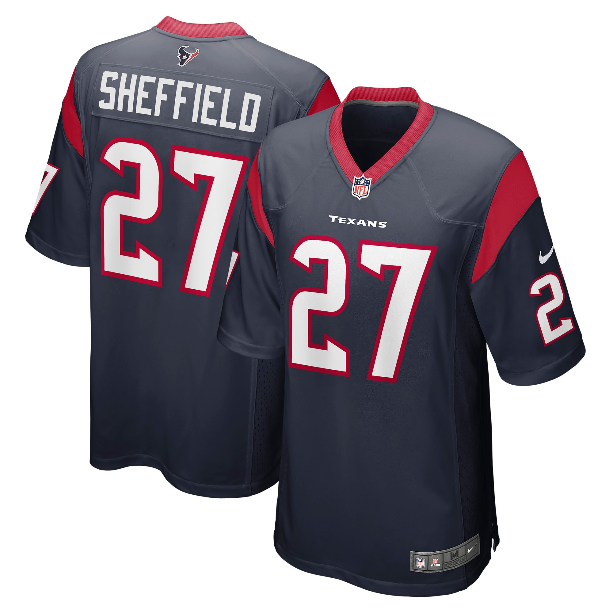 Kendall Sheffield Houston Texans Player Game Jersey - Navy Nfl