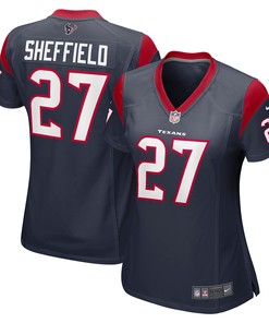 Kendall Sheffield Houston Texans Womens Player Game Jersey - Navy Nfl