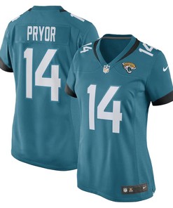 Kendric Pryor Jacksonville Jaguars Women's Game Player Jersey - Teal