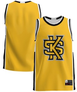 Kennesaw State Owls Basketball Jersey - Gold Ncaa