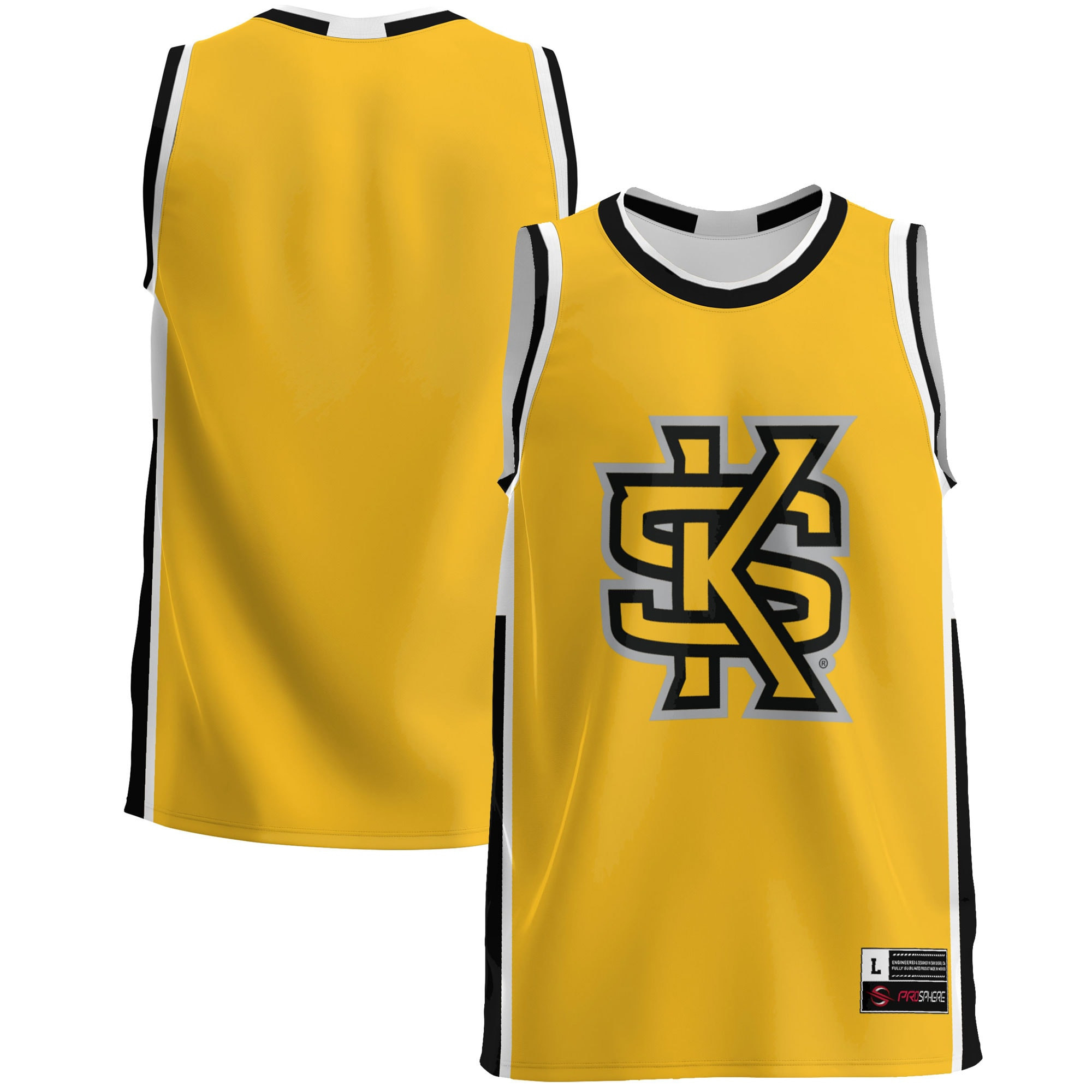 Kennesaw State Owls Basketball Jersey - Gold Ncaa