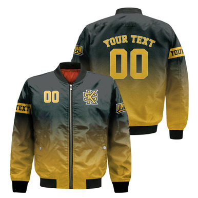 Kennesaw State Owls Fadded Bomber Jacket - NCAA