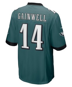 Kenneth Gainwell 14 Philadelphia Eagles Game Jersey - Midnight Green