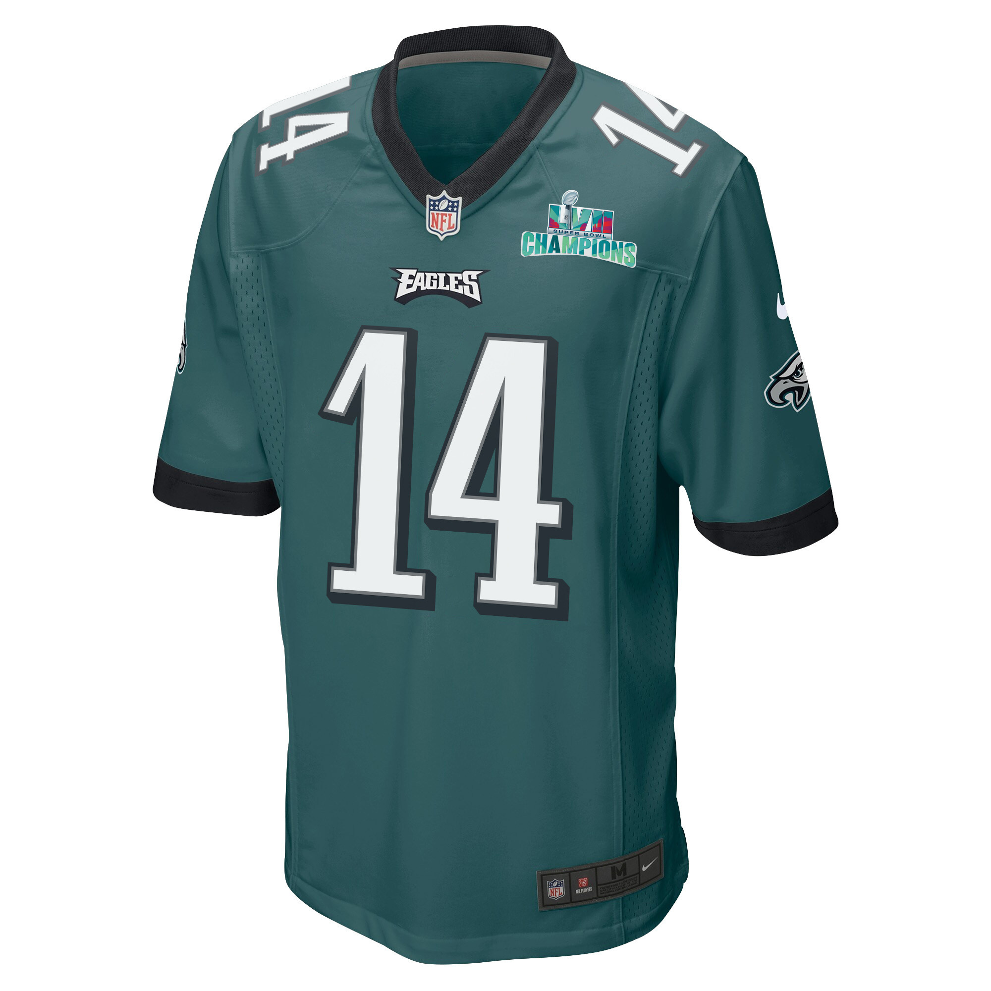 Kenneth Gainwell 14 Philadelphia Eagles Super Bowl LVII Champions Men Game Jersey - Midnight Green