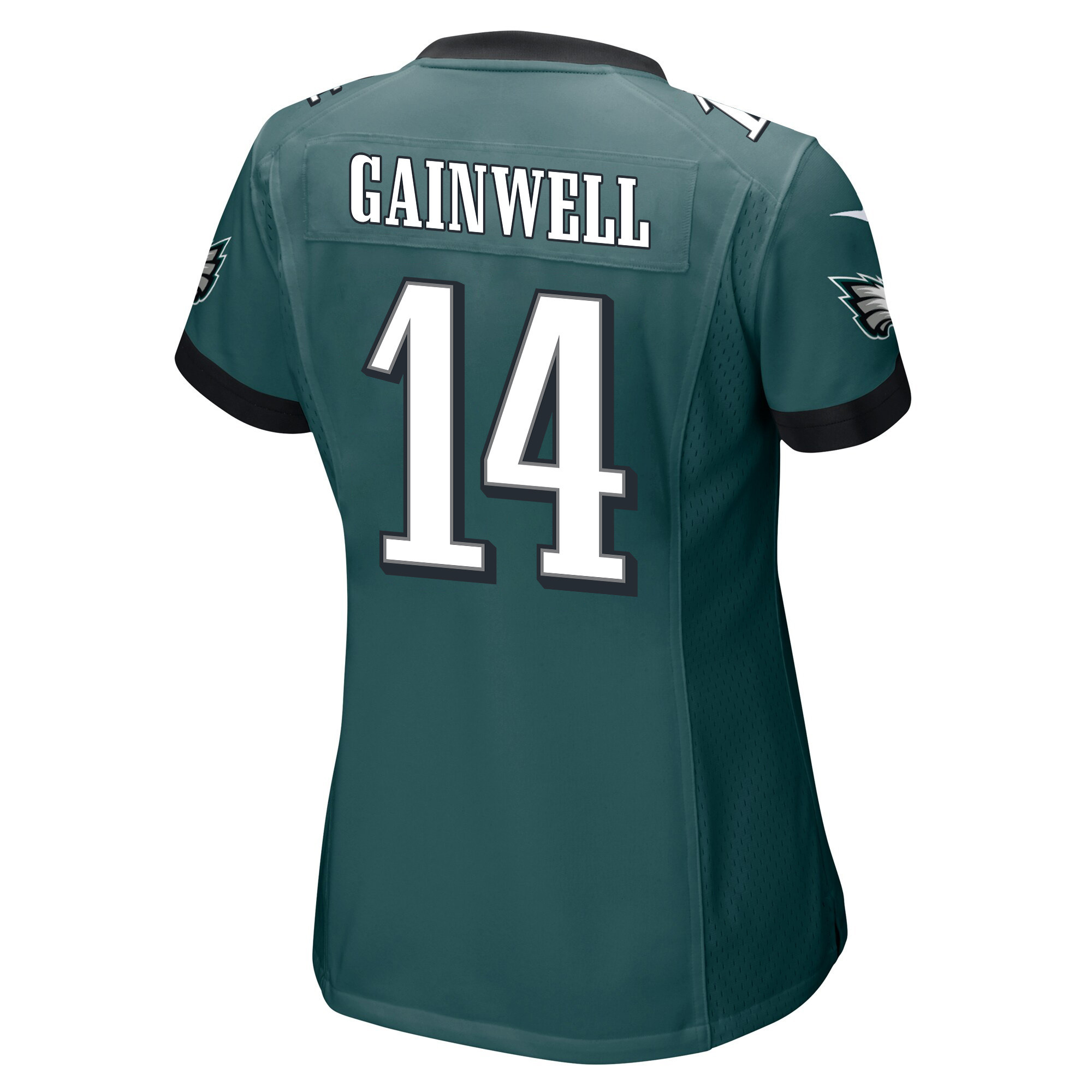 Kenneth Gainwell 14 Philadelphia Eagles Super Bowl LVII Champions Women Game Jersey - Midnight Green
