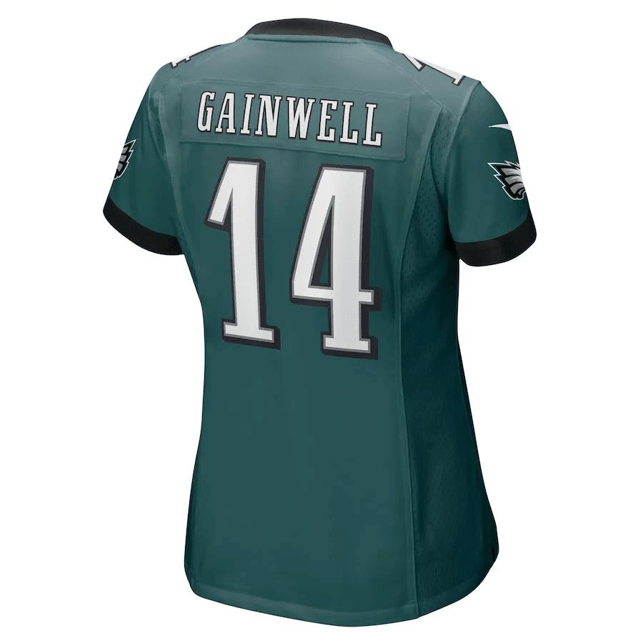 Kenneth Gainwell 14 Philadelphia Eagles Women's Game Jersey - Midnight Green