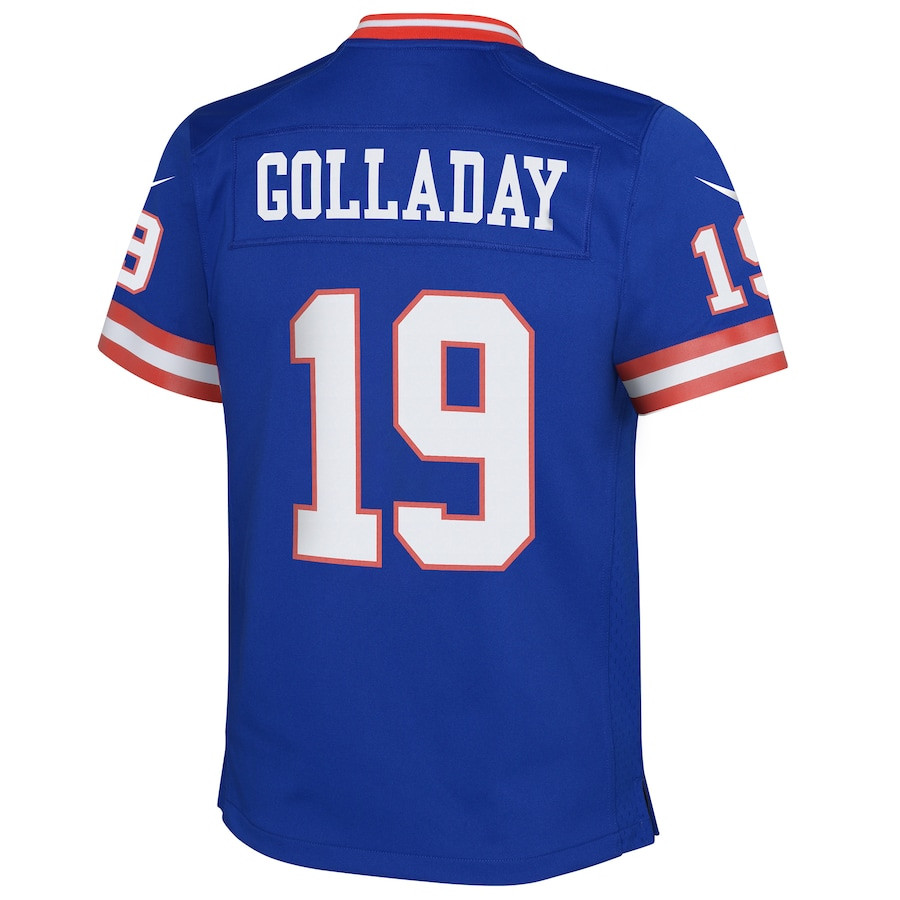 Kenny Golladay 19 New York Giants Youth Classic Player Game Jersey - Royal