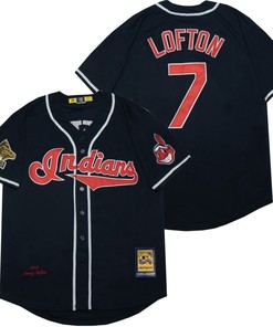Kenny Lofton #7 2020 Mlb Black Jersey