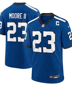 Kenny Moore II 23 Indianapolis Colts Indiana Nights Alternate Game Men Jersey - Royal