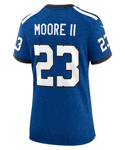 Kenny Moore II 23 Indianapolis Colts Indiana Nights Alternate Game Women Jersey - Royal