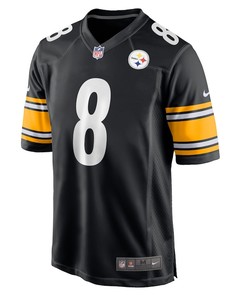 Kenny Pickett 8 Pittsburgh Steelers 2022 Draft First Round Pick Game Jersey In Black