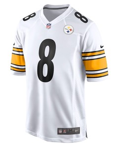 Kenny Pickett 8 Pittsburgh Steelers 2022 Draft First Round Pick Game Jersey In White