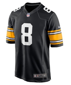 Kenny Pickett 8 Pittsburgh Steelers 2022 Draft First Round Pick Game Player Jersey In Black