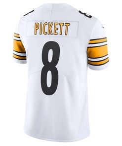 Kenny Pickett 8 Pittsburgh Steelers Men's Vapor Limited Jersey - White