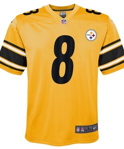 Kenny Pickett 8 Pittsburgh Steelers Youth Inverted Game Jersey - Gold