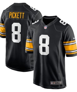 Kenny Pickett Pittsburgh Steelers 2022 Nfl Draft First Round Pick Game Player Jersey - Black