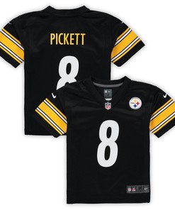 Kenny Pickett Pittsburgh Steelers Preschool Game Jersey - Black Nfl