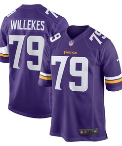Kenny Willekes Minnesota Vikings Game Jersey - Purple Nfl