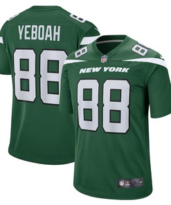 Kenny Yeboah New York Jets Game Player Jersey - Gotham Green