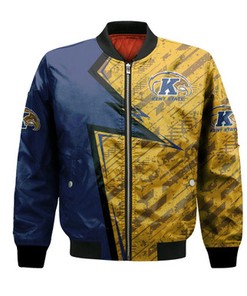 Kent State Golden Flashes Bomber Abstract Pattern Sport- NCAA