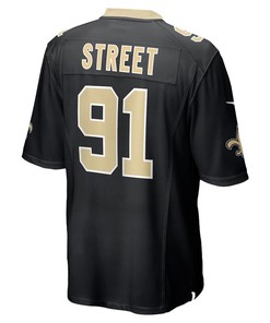Kentavius Street New Orleans Saints Game Player Jersey - Black