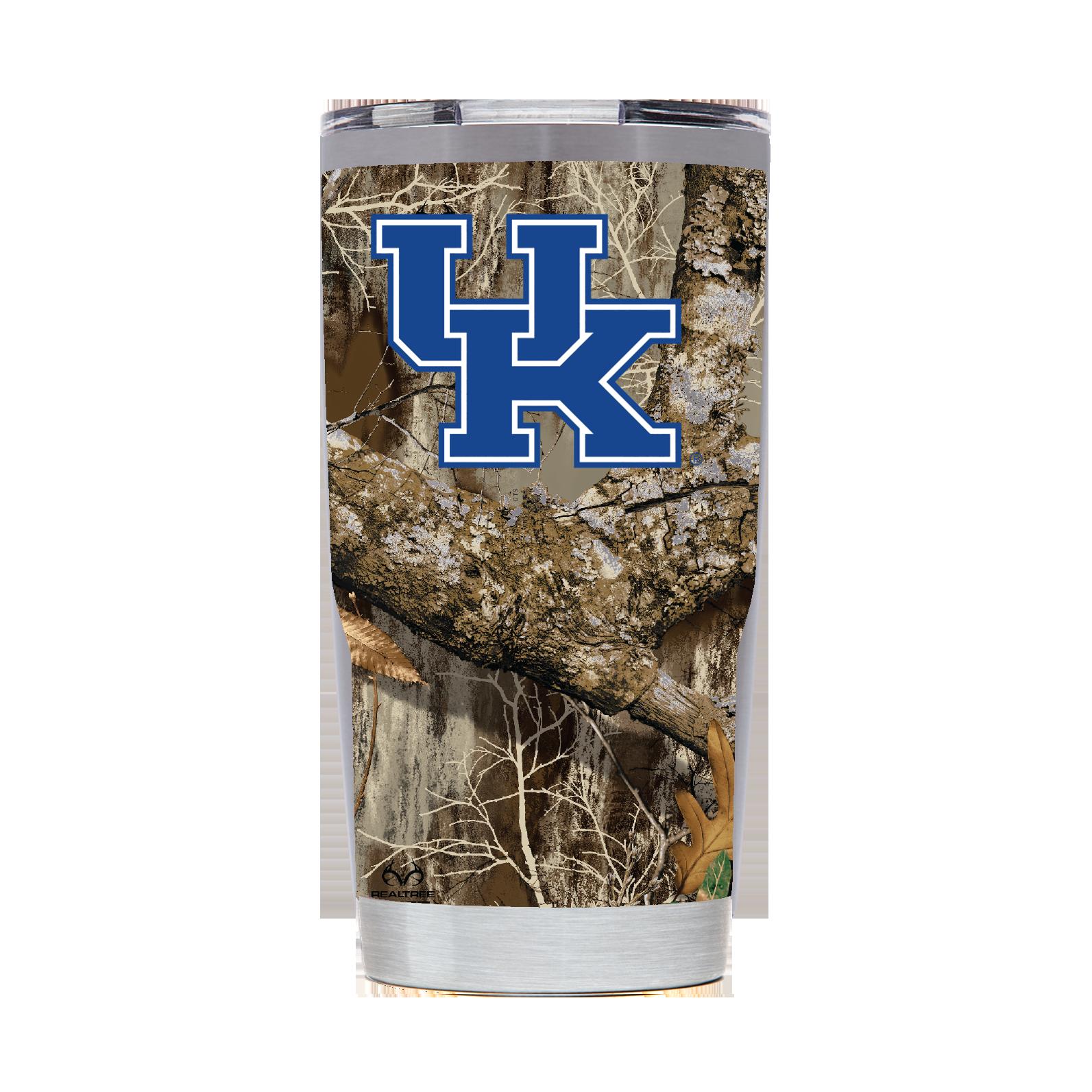 Kentucky Realtree Camo Tumbler - Outdoor-Inspired Design, Ideal for Nature Lovers