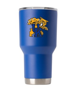 Kentucky Vintage Cat Blue Tumbler - Retro Design, Great for Fans