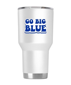 Kentucky White Retro Tumbler - Classic Look, Ideal for Daily Use