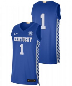 Kentucky Wildcats 1 2023 College Basketball Men Jersey - Royal