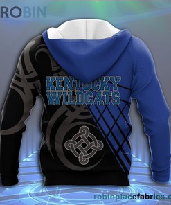 Kentucky Wildcats All Over Print 3D Hoodie Pattern Celtic - NCAA