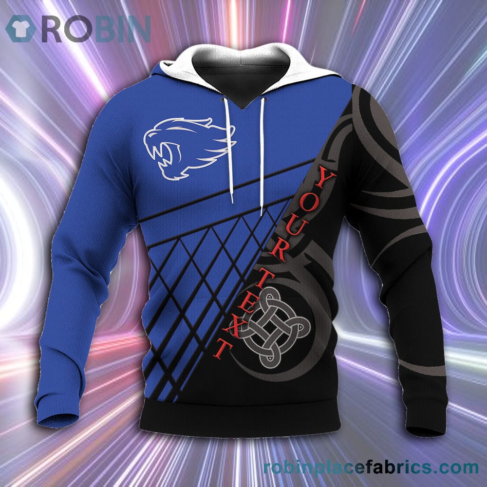 Kentucky Wildcats All Over Print 3D Hoodie Pattern Celtic - NCAA