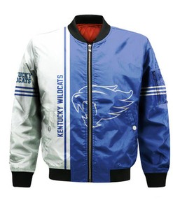 Kentucky Wildcats Bomber Jacket Half Style - NCAA