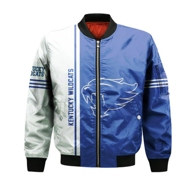 Kentucky Wildcats Bomber Jacket Half Style - NCAA