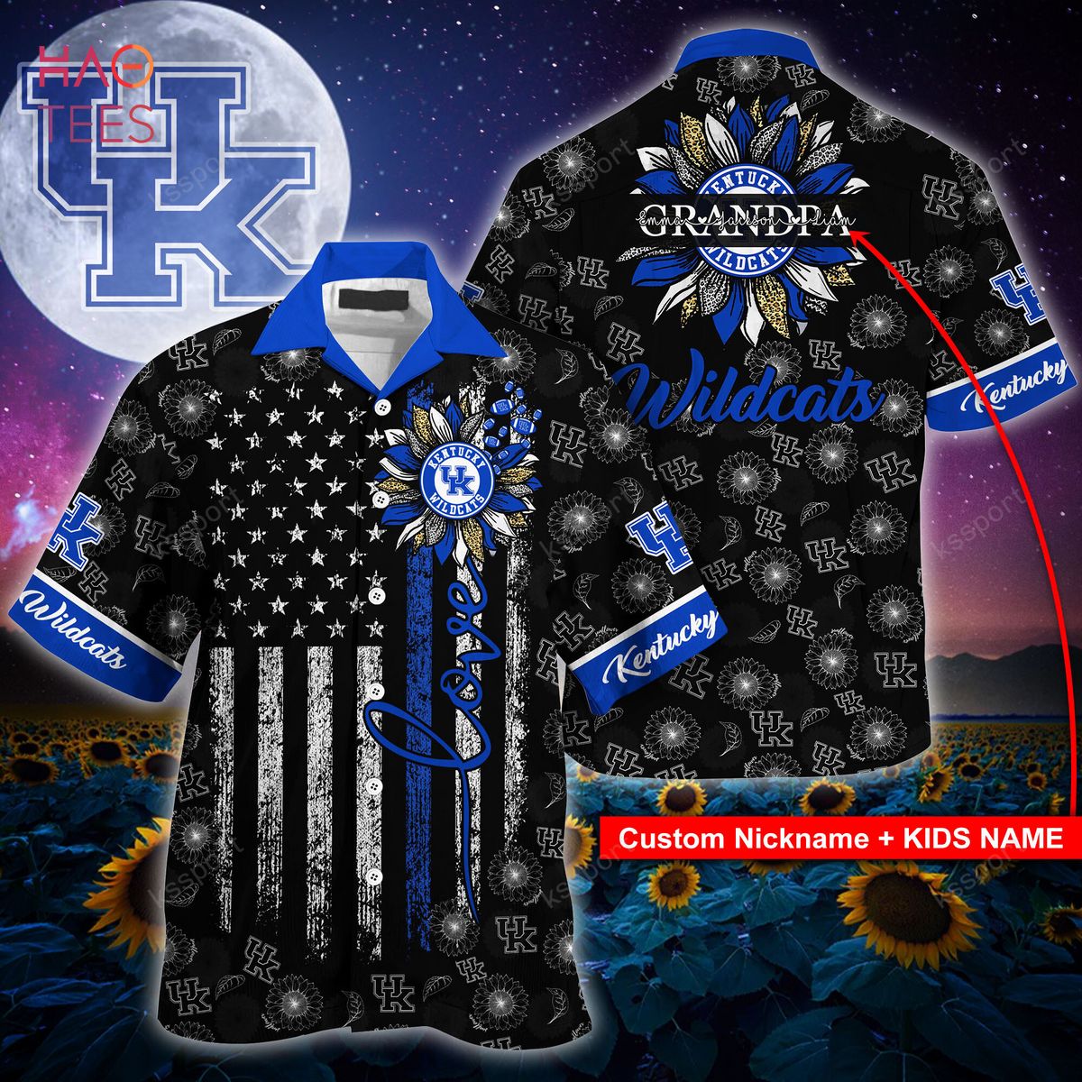 Kentucky Wildcats Hawaiian Shirt Ver 1