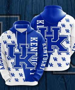 Kentucky Wildcats Many Logo 3D Hoodie Kentucky Wildcats Gift Ideas for Him