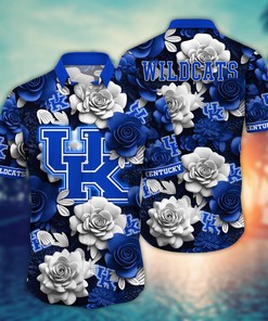 Kentucky Wildcats NCAA Flower Hawaii Shirt For Fans Ver 37