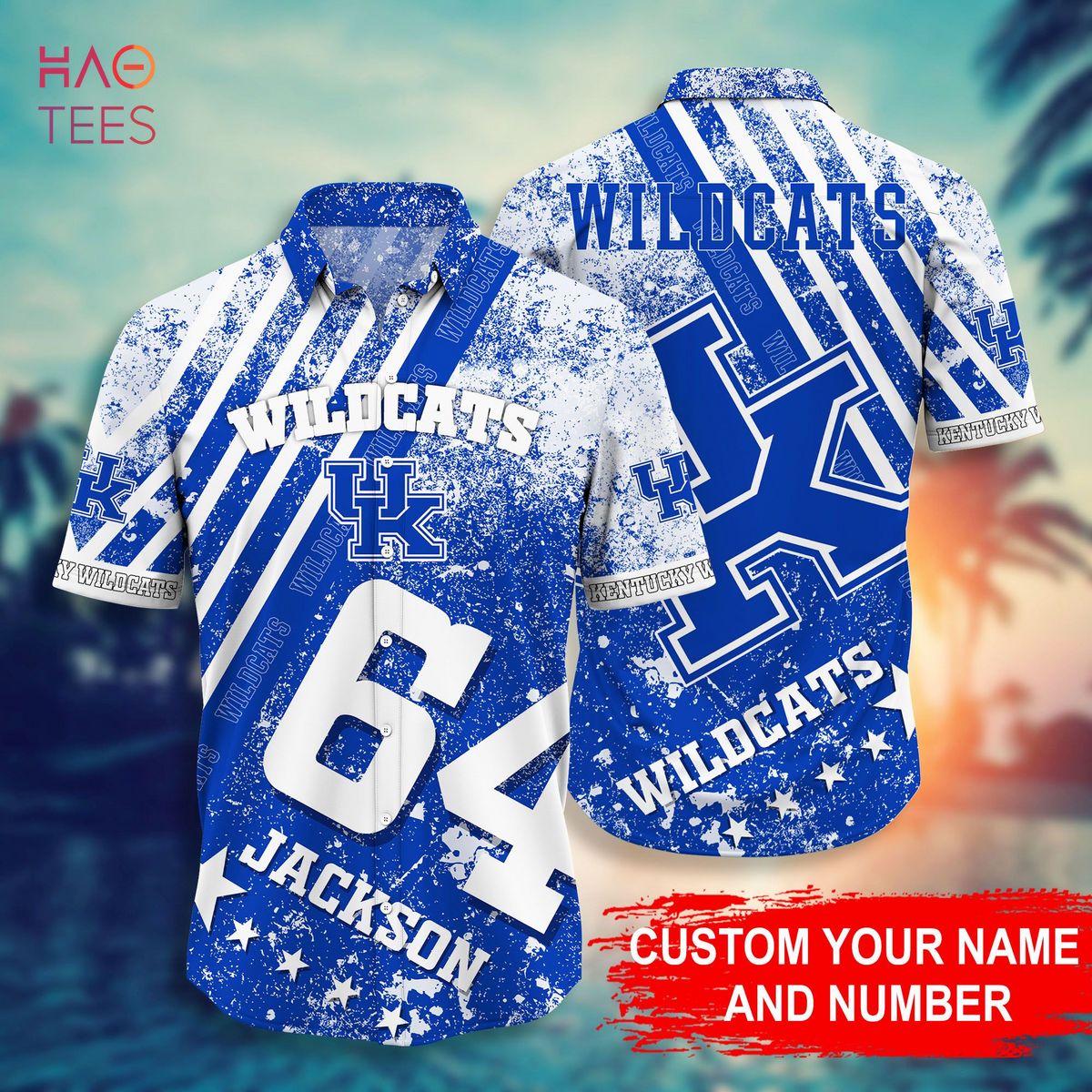 Kentucky Wildcats Personalized Hawaiian Shirt