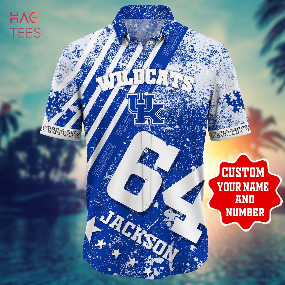 Kentucky Wildcats Personalized Hawaiian Shirt