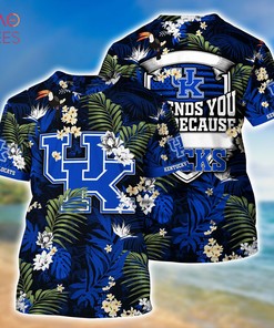Kentucky Wildcats Summer Hawaiian Shirts, With Tropical Patterns for Fans