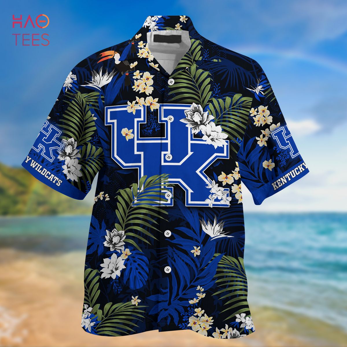 Kentucky Wildcats Summer Hawaiian Shirts, With Tropical Patterns for Fans