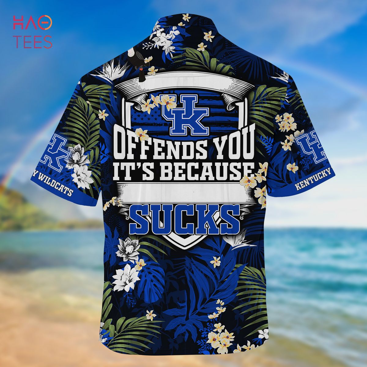 Kentucky Wildcats Summer Hawaiian Shirts, With Tropical Patterns for Fans
