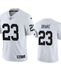 Kenyan Drake 23 Las Vegas Raiders White Vapor Limited Jersey