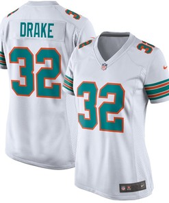 Kenyan Drake Miami Dolphins Nike Womens Throwback Game Jersey - White